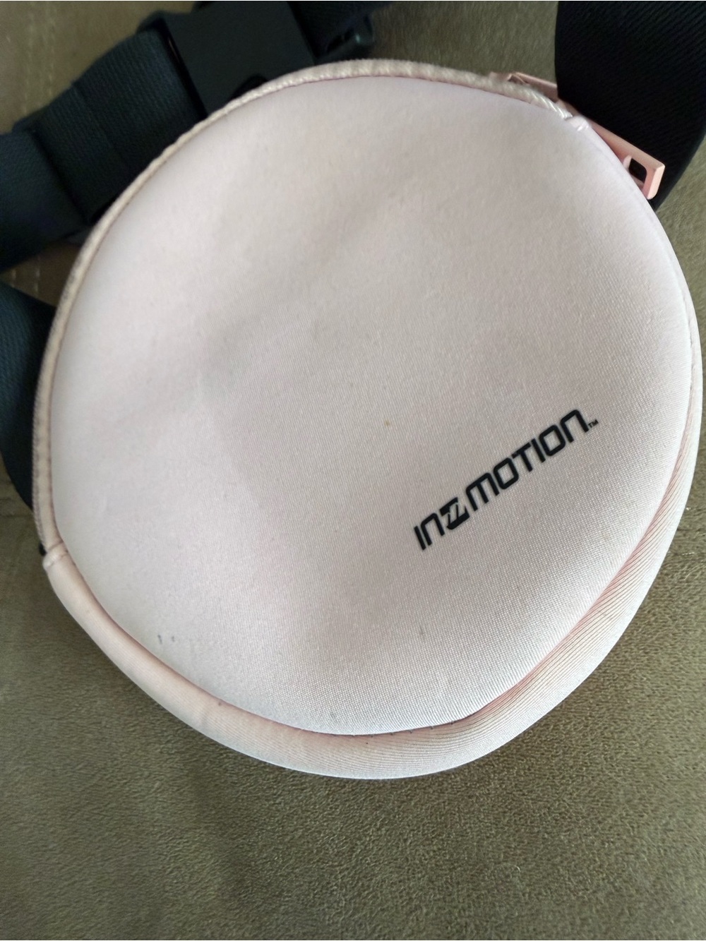 Pink Round Crossbody Pouch